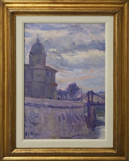 Giovanni March — Il ponte di ferro a Roma
